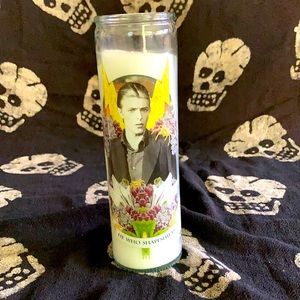 David Bowie Prayer Candle